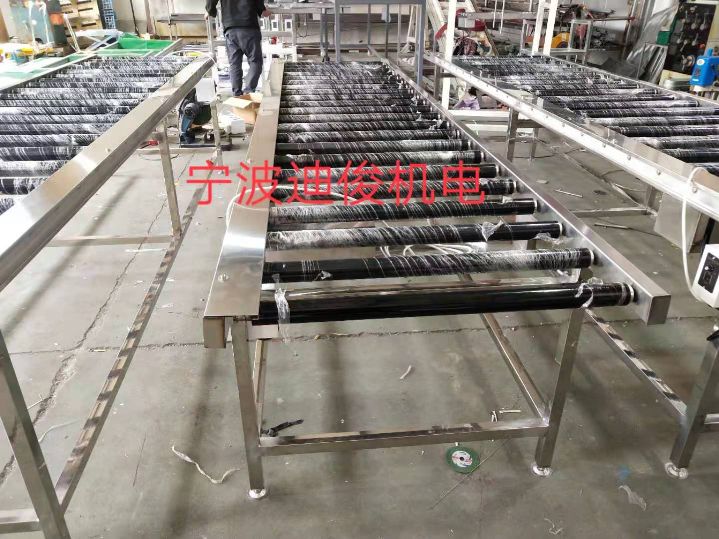 包胶滚筒流水线